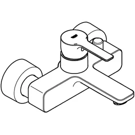 Grohe Lineare Einhand-Wannenbatterie Supersteel