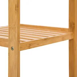 Relaxdays Badregal braun 33,0 x 33,0 x 79,0 cm