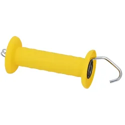 VOSS.farming Torgriff, groß, einfache Zugfeder, gelb, mit Haken