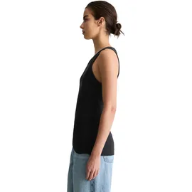 Marc O'Polo DENIM Damen, Tanktop mit Stretch-Anteil gerippt, schwarz, (Black), XXS - XXS
