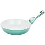 Genius Cerafit Revolution Pfanne 20 CM mit Keramik Antihaftbeschichtung, kleine Bratpfanne, abnehmbarer Griff, alle Herdarten Induktion Backofen Spülmaschinen geeignet, Türkis