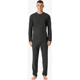 SCHIESSER Pyjama Selected Premium Warming Grau 58