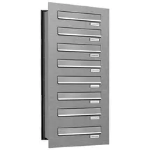 AL Briefkastensysteme Durchwurfbriefkasten Edelstahl