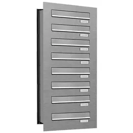 AL Briefkastensysteme Durchwurfbriefkasten Edelstahl