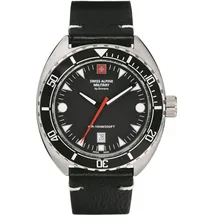 Swiss Alpine Military Analog Quarz Leder 40 mm 7066.1537