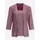 Sieh an! 2-in-1-Shirt in bordeaux-silberfarben | Gr.: 38