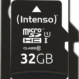 Intenso microSDHC Class 10 UHS-I + SD-Adapter 32 GB