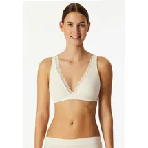 SCHIESSER Unique Cotton Soft BH mit Spitze Weiß 85A