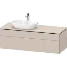 Duravit L-Cube Konsolenwaschtischunterbau wandhängend, Taupe Matt Dekor