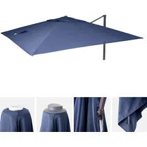 MCW Ersatzbezug für Ampelschirm 3x3m Polyester Blau
