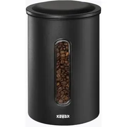 Xavax Kaffeedose 1,3 x 1kg, Schwarz