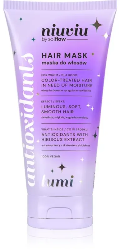 so!flow LUMI Hair Mask With Antioxidants Pflegemaske für gefärbtes Haar 200 ml