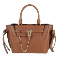 Michael Kors Hamilton Legacy Small Leather Belted Satchel luggage