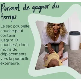 TOMMEE TIPPEE Simplee Eimer für Windeln - Weiß