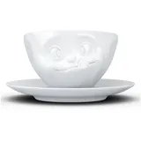 Fiftyeight PRODUCTS / Tassen / Kaffeetasse „Lecker“ weiß