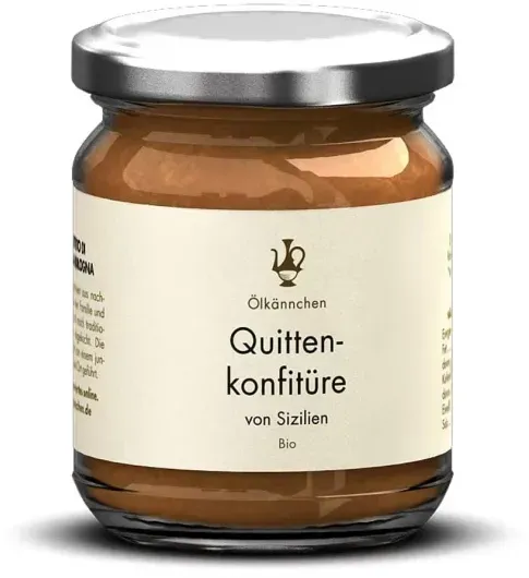 Ölkännchen Quittenkonfitüre 75% Frucht bio