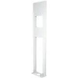 a-TroniX Standsäule für Wallbox Edelstahl weiß