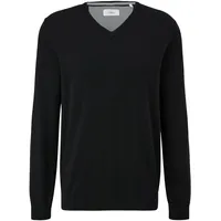 S.Oliver Herren 2143174 Pullover, schwarz 9999, Small