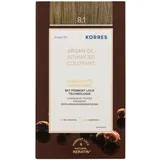 Korres Arganöl Haarcoloration 8.1 ash light blonde 145 ml