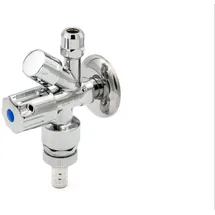 stabilo-sanitär Kombi-Eckventil Ø 3/8 x 10 mm x 3/4 Zoll mit Rundgriff