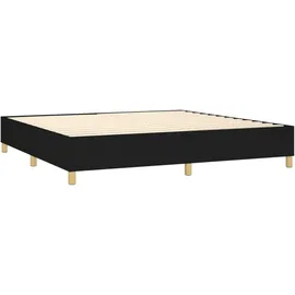 vidaXL Boxspringbett 200 x 200 cm Schwarz