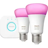 Philips Hue White and Color Ambiance 1100 E27 9W Starter-Kit (929002468810)