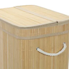 nuxio Wäschekorb aus Bambus luva, 80 l