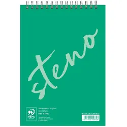Calligraphe 5x Rhodia Stenoblock A5 45 Blatt 60g- Hellgrün 15372C