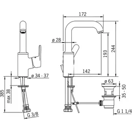 Hansa HansaPrimo Einhandmischer DN 15 (49542203)