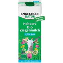 Andechser H-Ziegenmilch fettarm bio 1L
