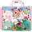 Avenir 6301895 Ausmalspiel Fantasiegarten, 4in1 Aktivitätenbuch, DIY Kreativ-Set mit Ausmalbildern, Stempel, Schablonen und Rätselspielen, für Kinder ab 3 Jahren