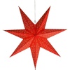 Star Trading, 3D Papierstern Weihnachten in rot
