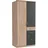 90 x 199 x 58 cm Grau/Beige