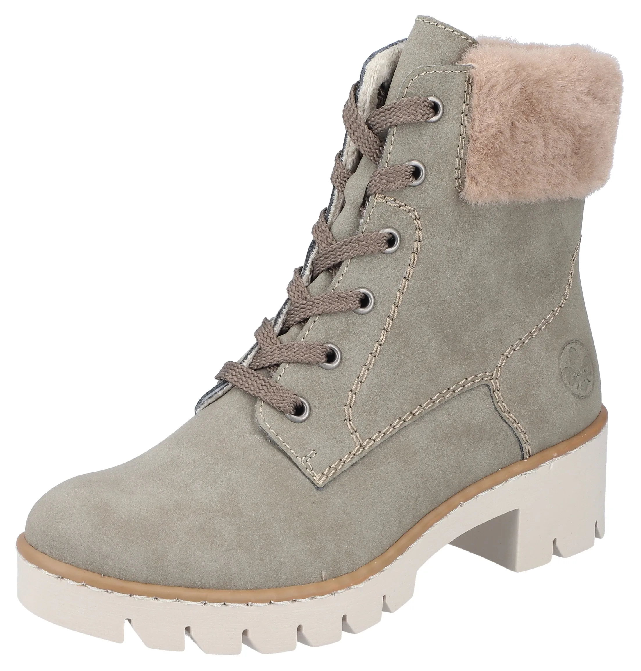 Rieker Winterstiefelette, mit modischer Profillaufsohle Rieker hellkhaki 39