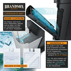 Brandson Luftkühler 5L schwarz
