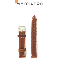 Hamilton Leder Khaki Quartz Band-set Leder-braun-16/14 H690.722.101 - braun