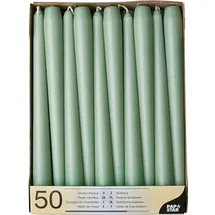 Papstar Leuchterkerzen Ø 2,2 cm 25 cm jadegrün 100 St.