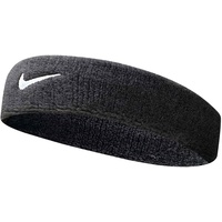 Nike Unisex Erwachsene Swoosh Headband/Stirnband, Schwarz (Black/White), Einheitsgröße