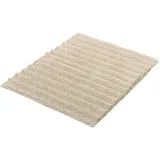 Kleine Wolke Badteppich Yara 50 x 60 cm Baumwolle Beige Natur