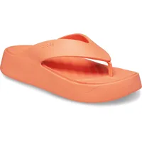 Crocs Zehentrenner »Getaway Platform Flip«, orange,