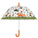 Esschert Design KG261 Kinder-Regenschirm mehrfarbig, transparent,