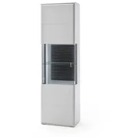 Lomadox Vitrine ALIA-05 Vitrinenschrank montiert, weiß matt modern, Schrank