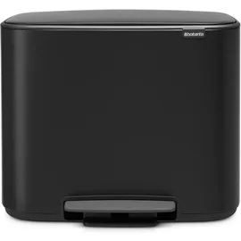 Brabantia Bo Treteimer 3 x 11 l Schwarz