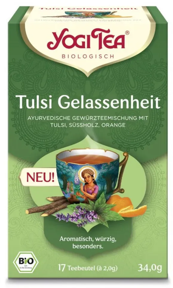 YOGI TEA Tulsi Gelassenheit Bio Filterbe 17X2,0 g