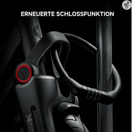 NINEBOT by Segway Kickscooter Max G3 D E-Scooter (11 Zoll, Schwarz/Silber/Rot)