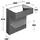 Keuco Waschtischunterschrank 80 x 87 x 49 cm Grau