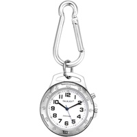 TalkJoy Profi Metall Sprechender Schlüssel-Anhänger Armbanduhr Wecker Uhr Senioren Blindenuhr Taschenuhr Umhängeuhr mit Uhrzeitansage
