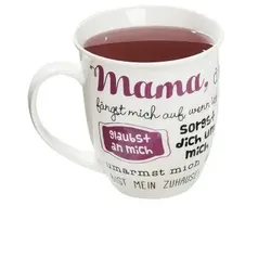 Gilde Porzell Jumbo-Tasse Mama du bist