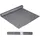 Relaxdays 2 Rollen Abdeckvlies, je 1 x 10 m, rutschfest, wasserabweisend, 200g/m2, Streichen, Umzug, grau