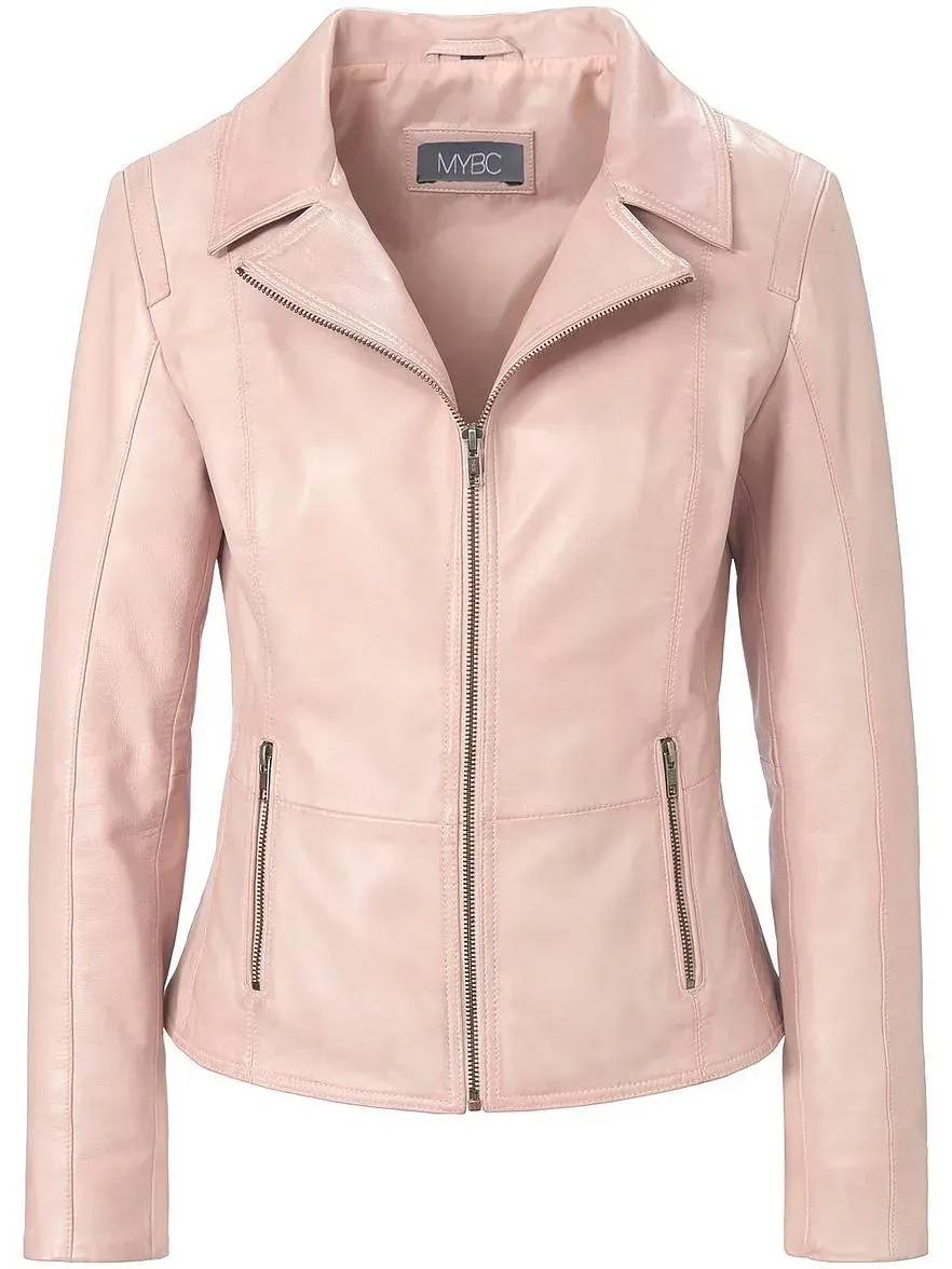 Lederjacke MYBC rosé, 48